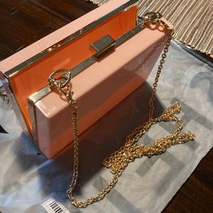 COPY - Ballerina Pink Box Purse Wedding Prom Evening Club Bag Zara Madden